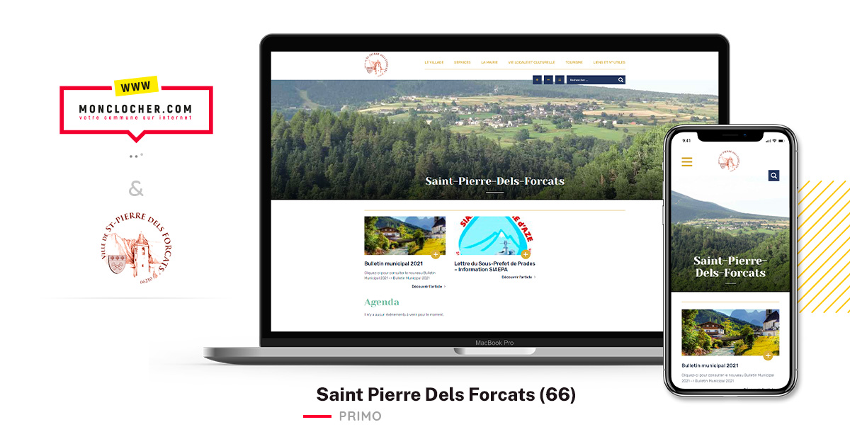 Accès à la webcam, vue sur le village, la vallée, le massif du Cambre d ...